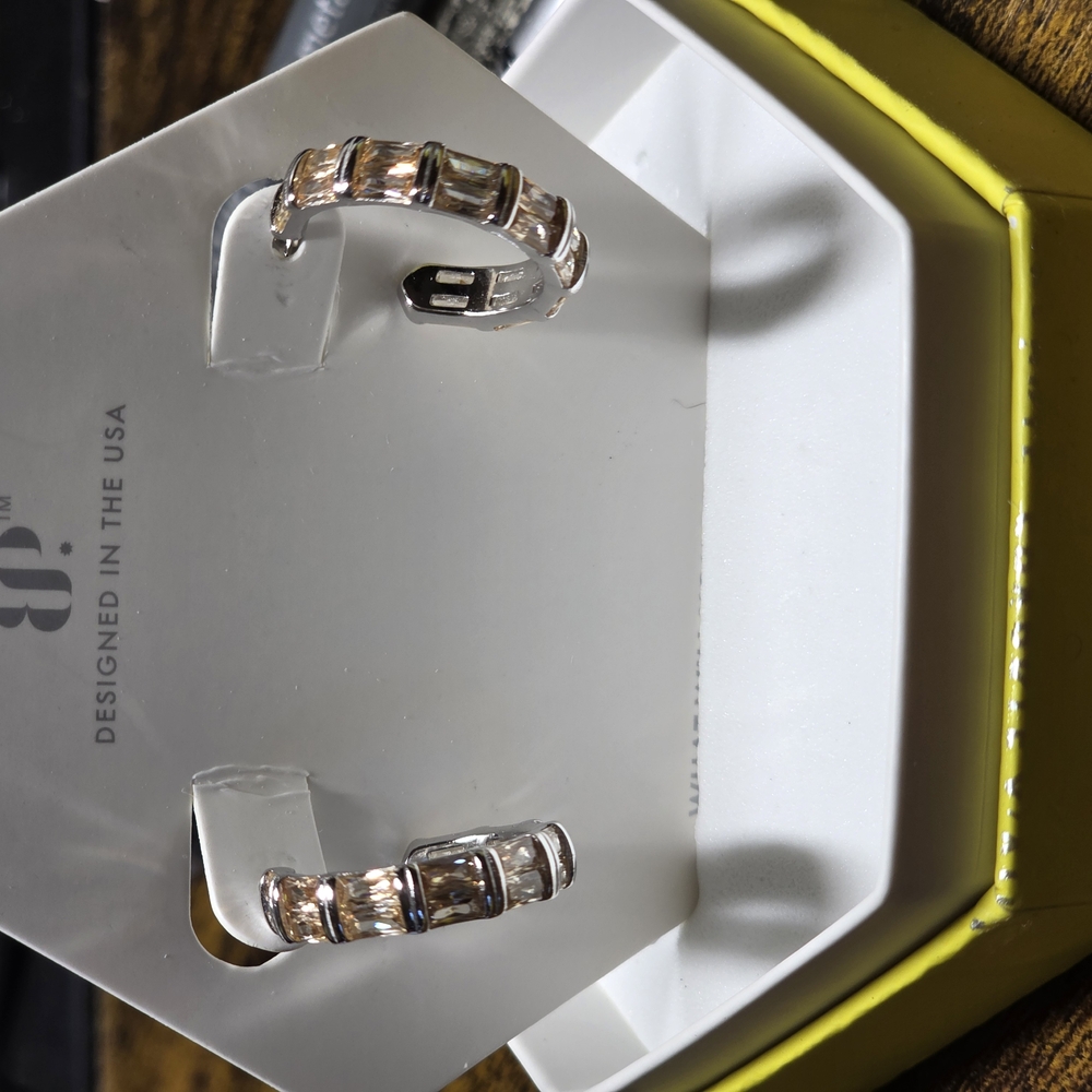 Silver and Gold Hoop Earrings
